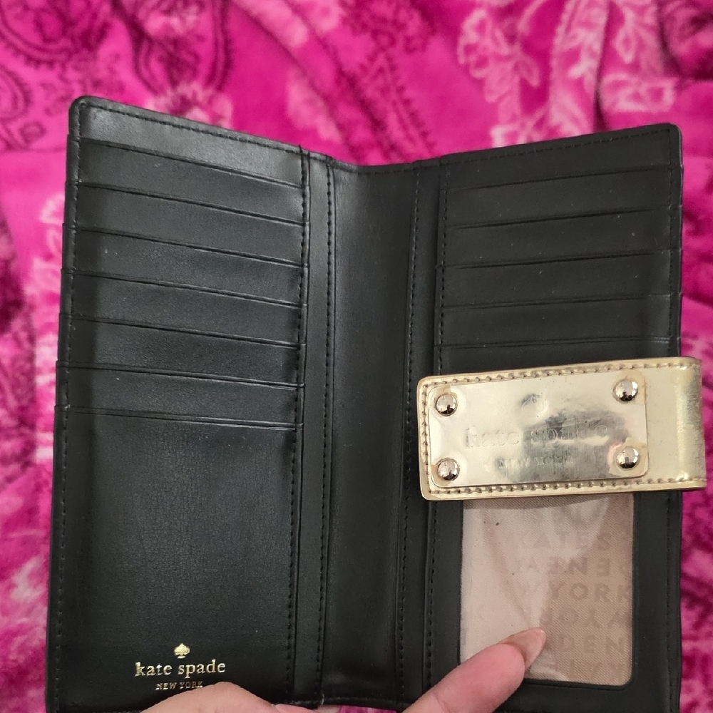 Kate Spade Metallic Gold Satchel and Wallet - Picture 8 of 8